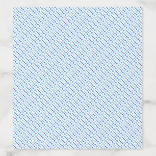 Fiesta Blue Dots Wedding Envelope Liner