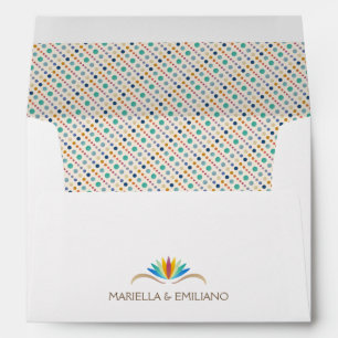 Fiesta Boho Dots Wedding Envelope