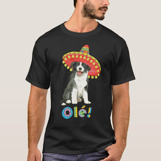 Fiesta Border Collie T-Shirt (Front)