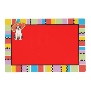 Fiesta Boston Terrier Placemat