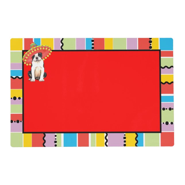 Fiesta Boston Terrier Placemat (Front)