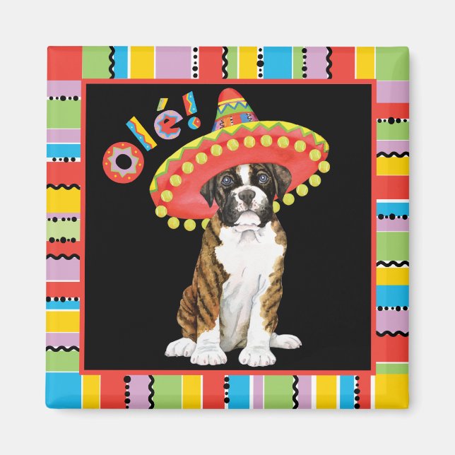 Fiesta Boxer Magnet (Front)
