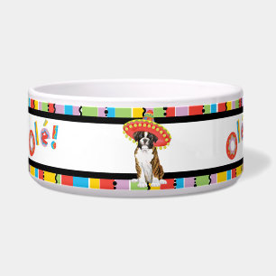 Fiesta Boxer Pet Bowl