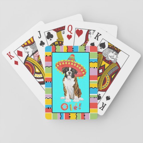 Fiesta Boxer Poker Cards