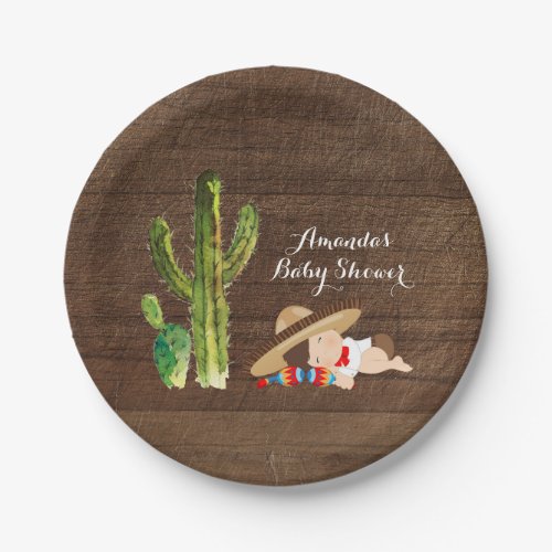 Fiesta Boy Muchachito Paper Party Plate