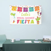 Fiesta Bridal Shower Banner - White Background (Tradeshow)