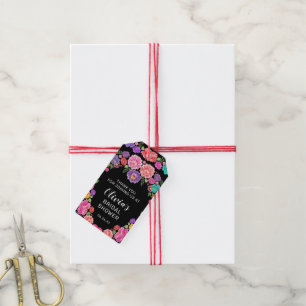 Fiesta Bridal Shower Favor Tag