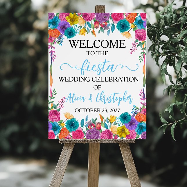 Fiesta Bright Flower Floral Wedding Foam Board (Creator Uploaded)
