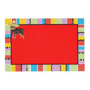 Fiesta Brussels Griffon Placemat