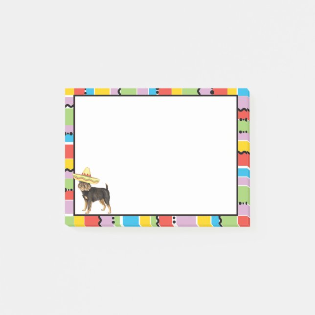 Fiesta Brussels Griffon Post-it Notes (Front)