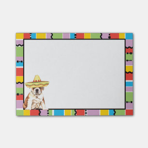 Fiesta Bulldog Post-it Notes