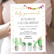 Fiesta Cactus Bridal Shower Invitation
