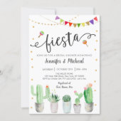 Fiesta Cactus Couples Bridal Shower Invitation (Front)