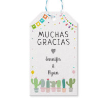 Fiesta Cactus Muchas Gracias Baby Shower Gift Tags
