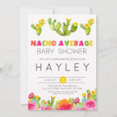Fiesta Cactus Nacho Average Baby Shower Invitation (Front)