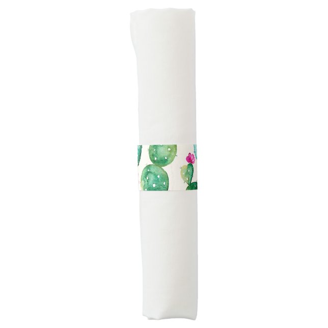 Fiesta Cactus Napkin Band Wrapper (Front)