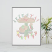 Fiesta Cactus with Guitar & Dancing Peppers (Standing Front)
