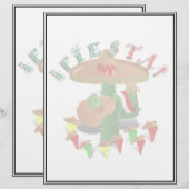 Fiesta Cactus with Guitar & Dancing Peppers (Front/Back)