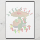 Fiesta Cactus with Guitar & Dancing Peppers (Back)