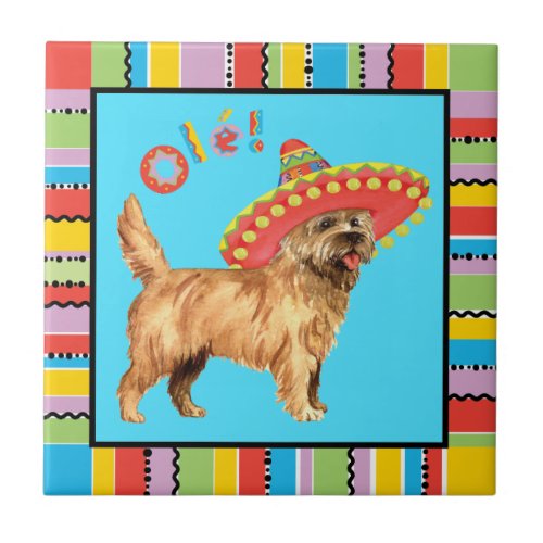 Fiesta Cairn Terrier Ceramic Tile