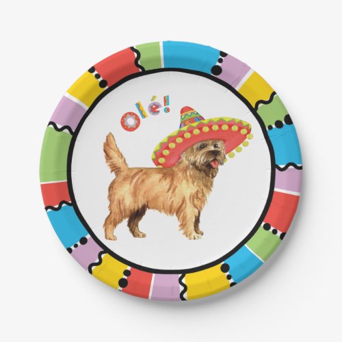 Fiesta Cairn Terrier Paper Plates