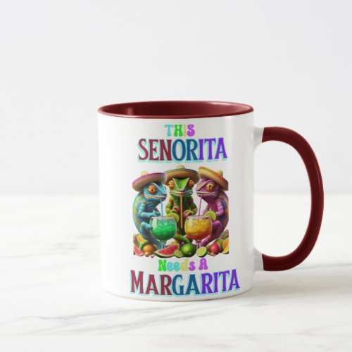 Fiesta Caliente senorita needs a margarita Mug