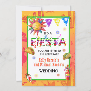 Fiesta Casual Wedding Invitation