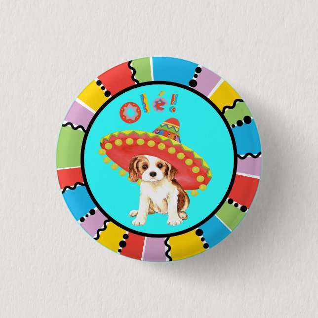 Fiesta Cavalier Button (Front)