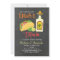 Fiesta Chalkboard Tacos and Tequila Invitation