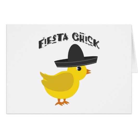 Fiesta Chick Cards (Front Horizontal)