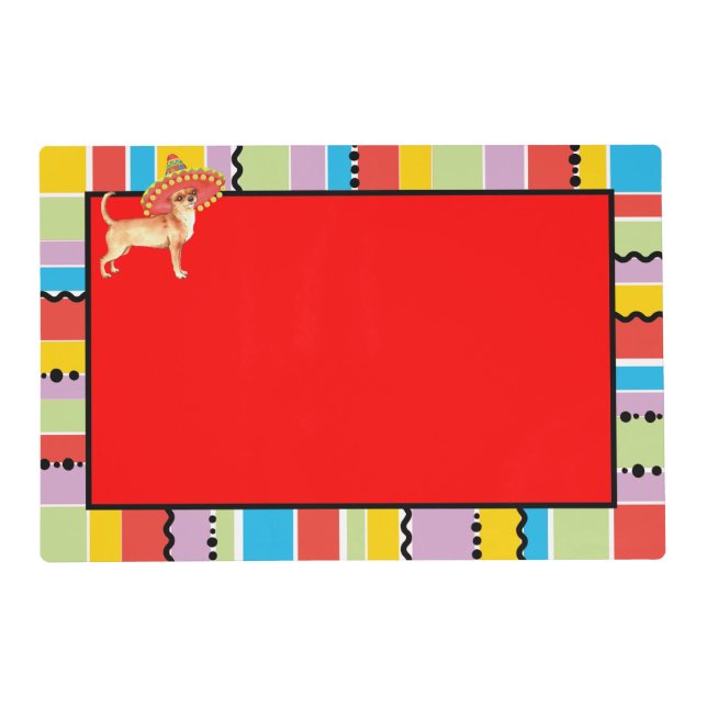 Fiesta Chihuahua Placemat (Front)