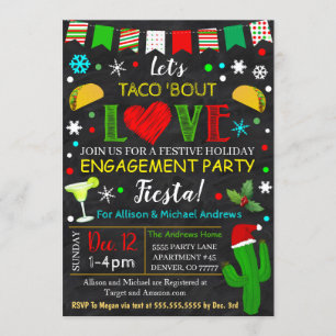 Fiesta Christmas Party Invitation