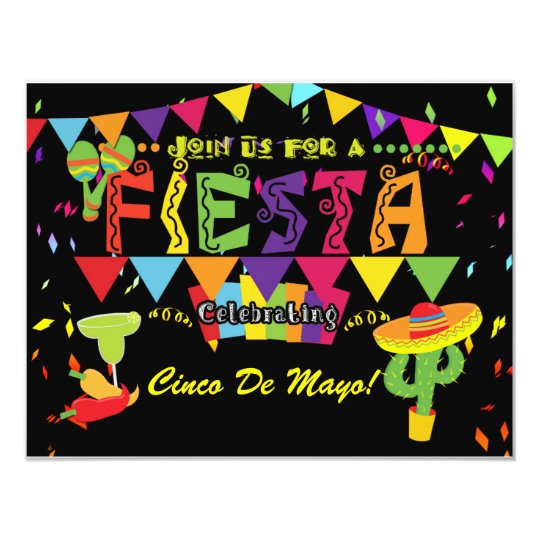 Fiesta Cinco De Mayo Celebration Party Invitation 2849