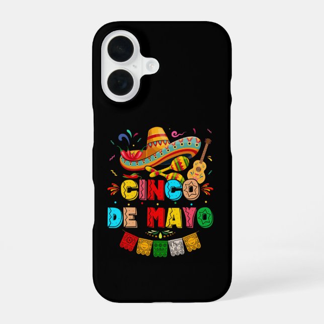 Fiesta Cinco de Mayo Iphone Case (Back)