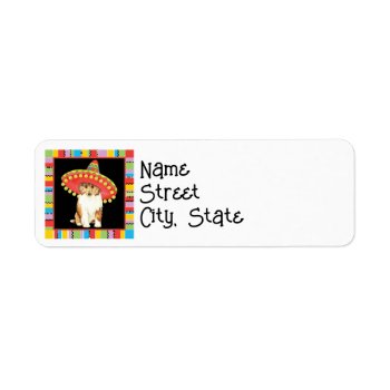 Fiesta Collie Label by DogsInk at Zazzle