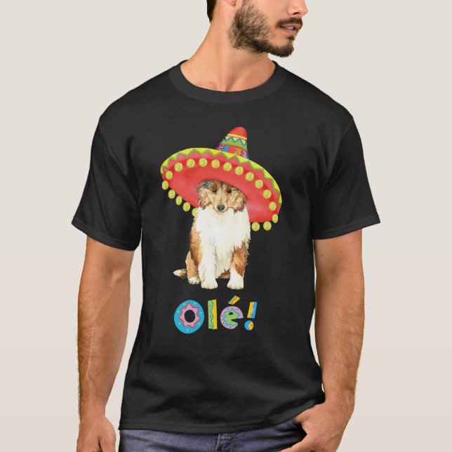 Fiesta Collie T-Shirt (Front)