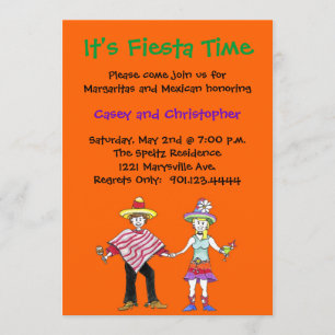 Fiesta Couple Shower Invitations