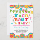 Fiesta Couples Baby Shower Invitation Co-ed Shower (Front)