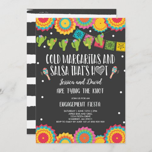 Fiesta Couples Engagement Party Bridal Fiesta  Inv Invitation