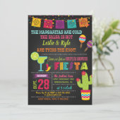 Fiesta Couples Shower Invitation (Standing Front)