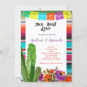Fiesta Couples Shower Invitation Mexican (Front)