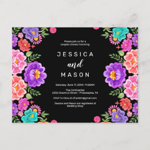Fiesta Couples Shower Invitation Postcard