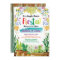 Fiesta couples shower invitation with cactuc