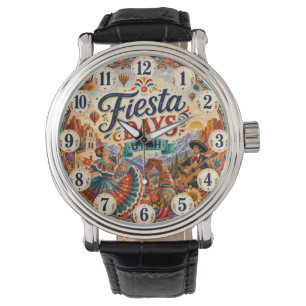 Fiesta Days Festival Utah Southwest Folk Art Decor Watch
