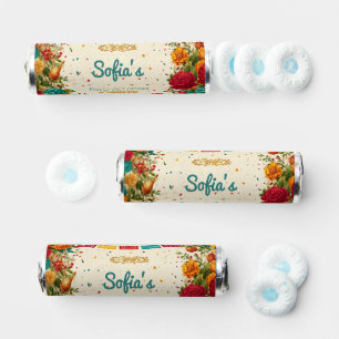 Fiesta de Colores Quinceanera, custom Breath Savers® Mints