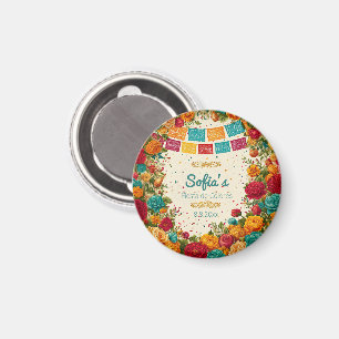 Fiesta de Colores Quinceanera, custom Magnet