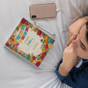 Fiesta de Colores Quinceanera, custom Notebook