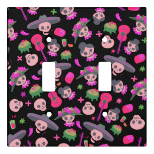 Fiesta De Los Muertos Light Switch Cover