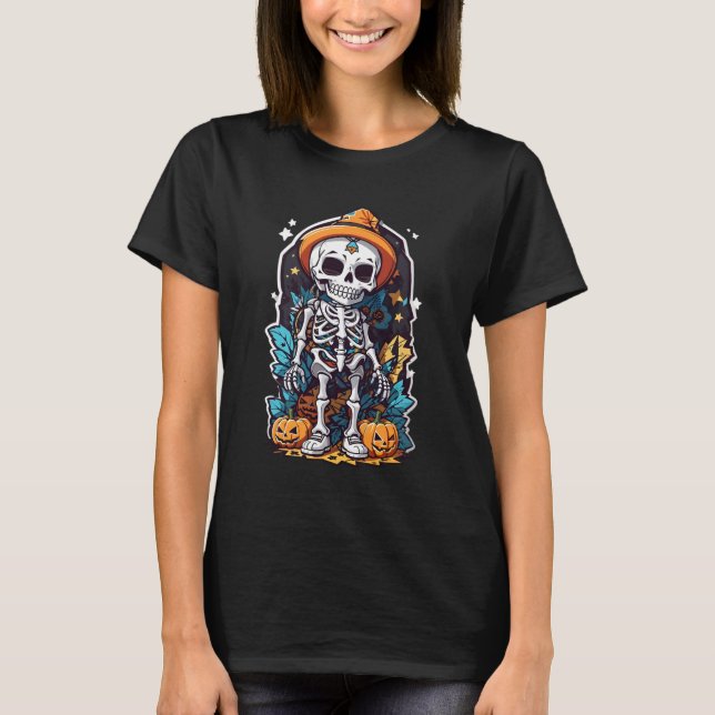 Fiesta de los muertos no muertos | Halloween T-Shirt (Front)