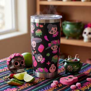 Fiesta De Los Muertos Thermal Tumbler